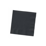 Lapaco BLACK Beverage Napkin - 10x10 1/4 Fold 1000/case